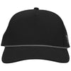 Branded Bills Black Bare Curved Canvas Rope Hat