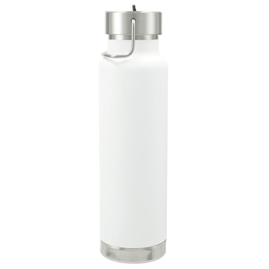 48-Hour Leed's White Thor Copper Vacuum Insulated Bottle 25oz Straw Lid