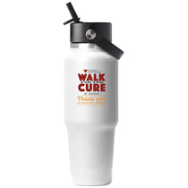 Hydro Flask White Travel Bottle with Flex Straw Cap 32oz