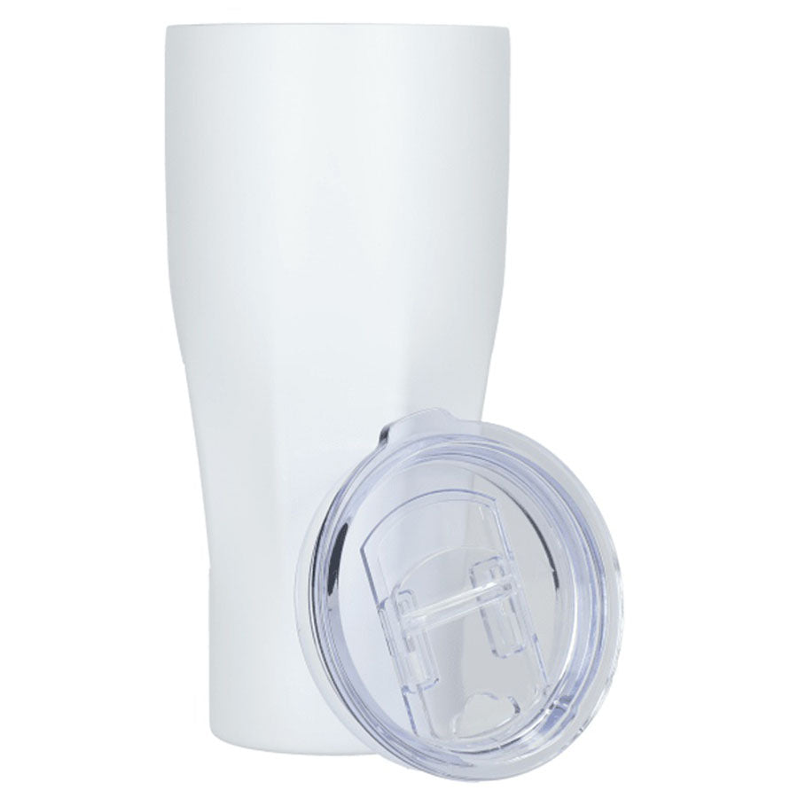 Leed's White Victor Recycled Vacuum Insulated Tumbler 20oz