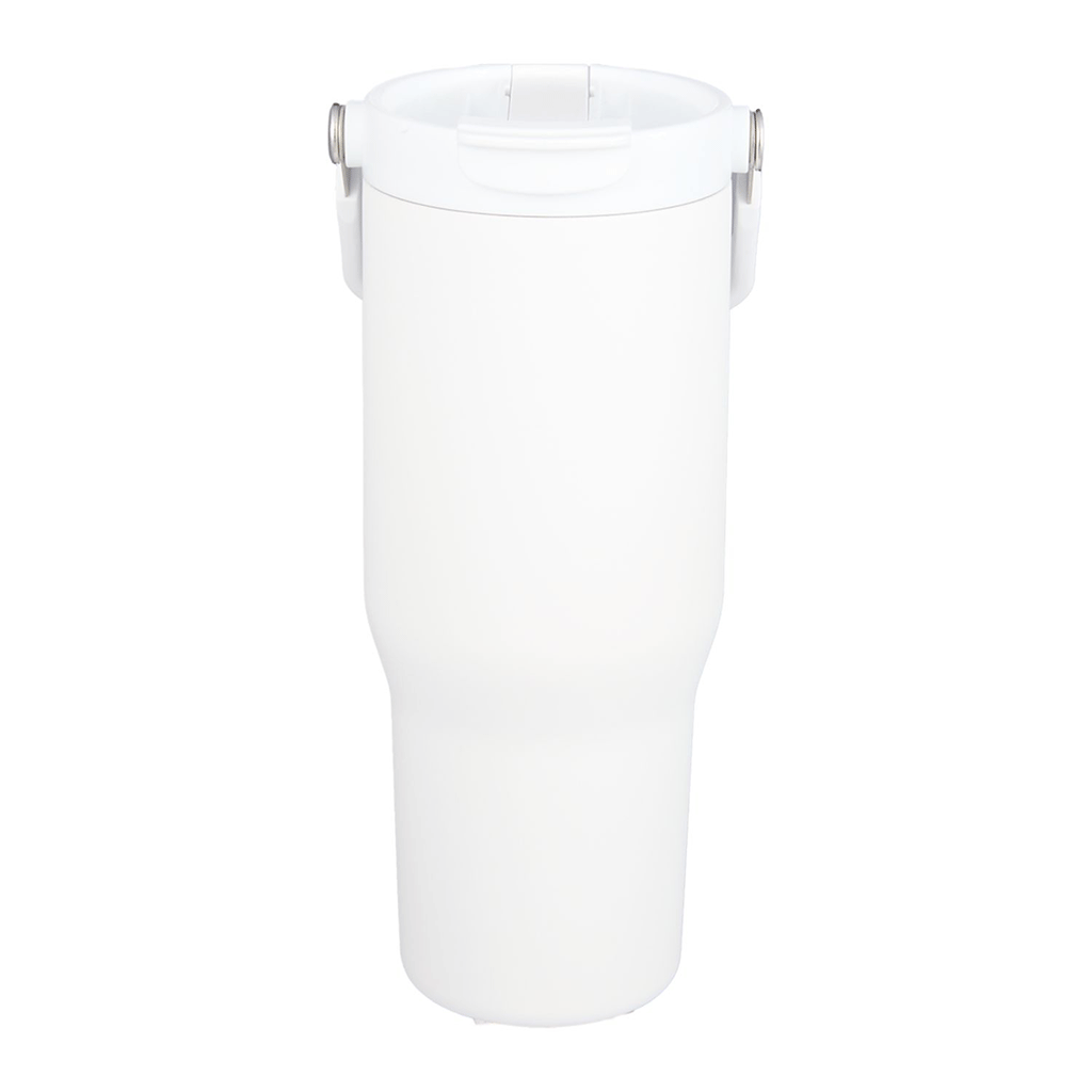 48-Hour Leed's White Carnival Recycled Sip Or Swig Tumbler 30oz