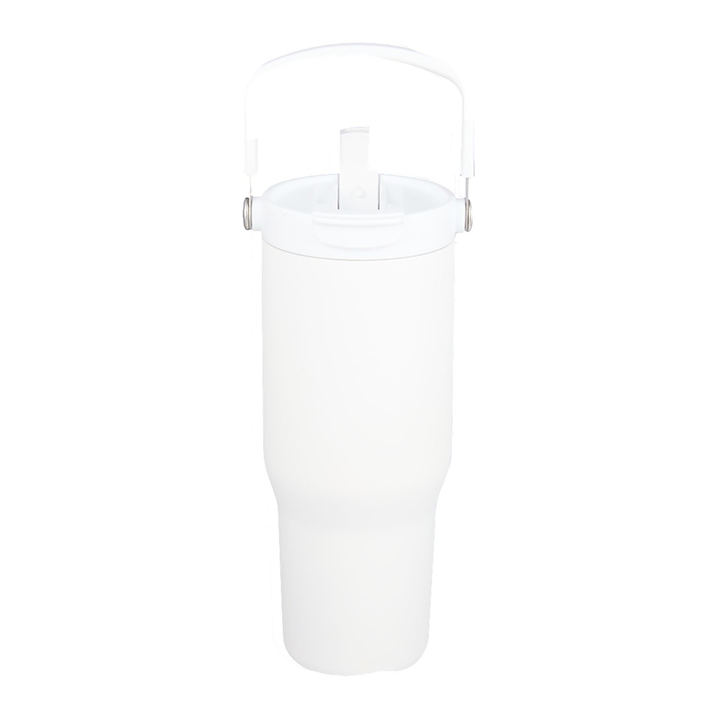 Leed's White Carnival Recycled Sip Or Swig Tumbler 30oz