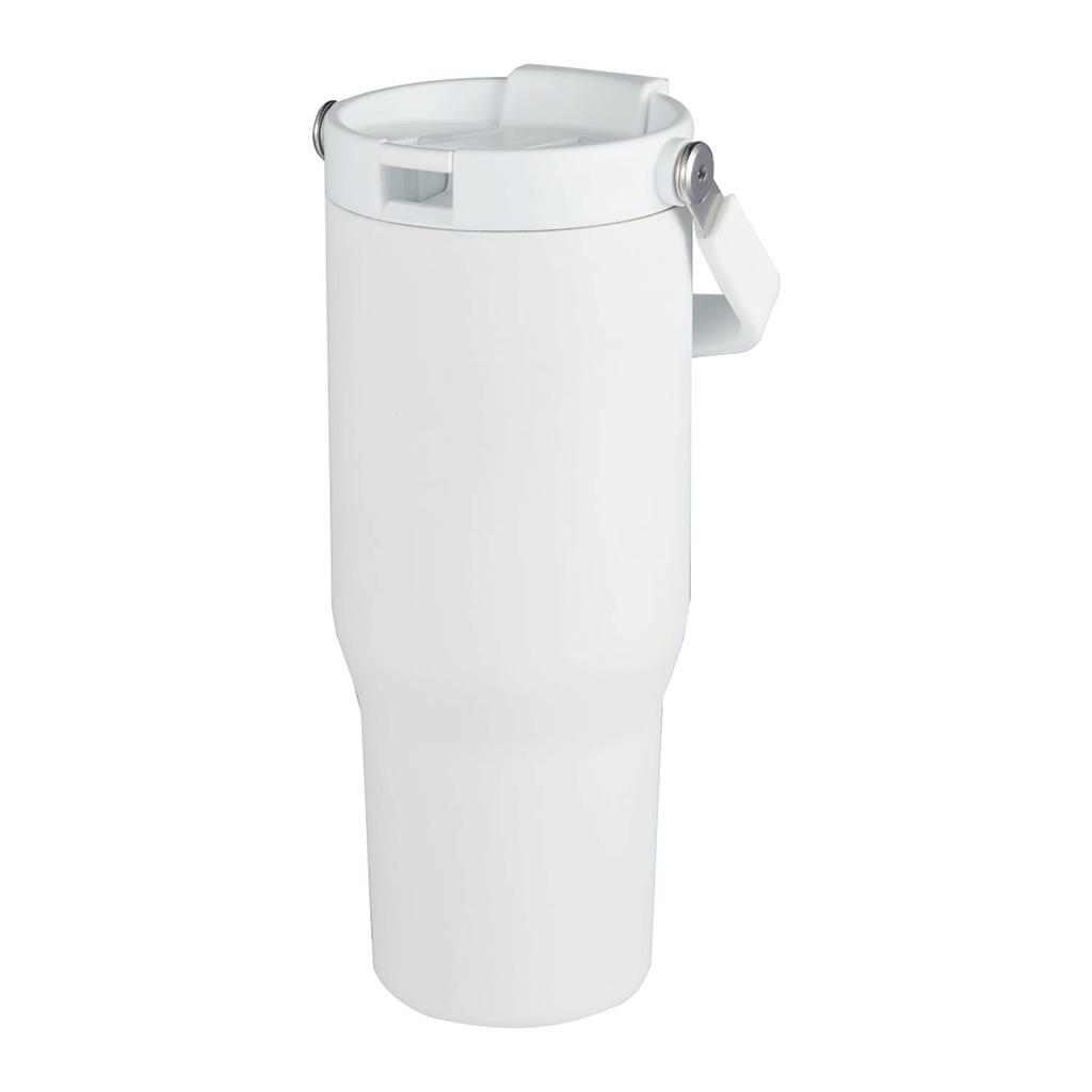 Leed's White Carnival Recycled Sip Or Swig Tumbler 30oz