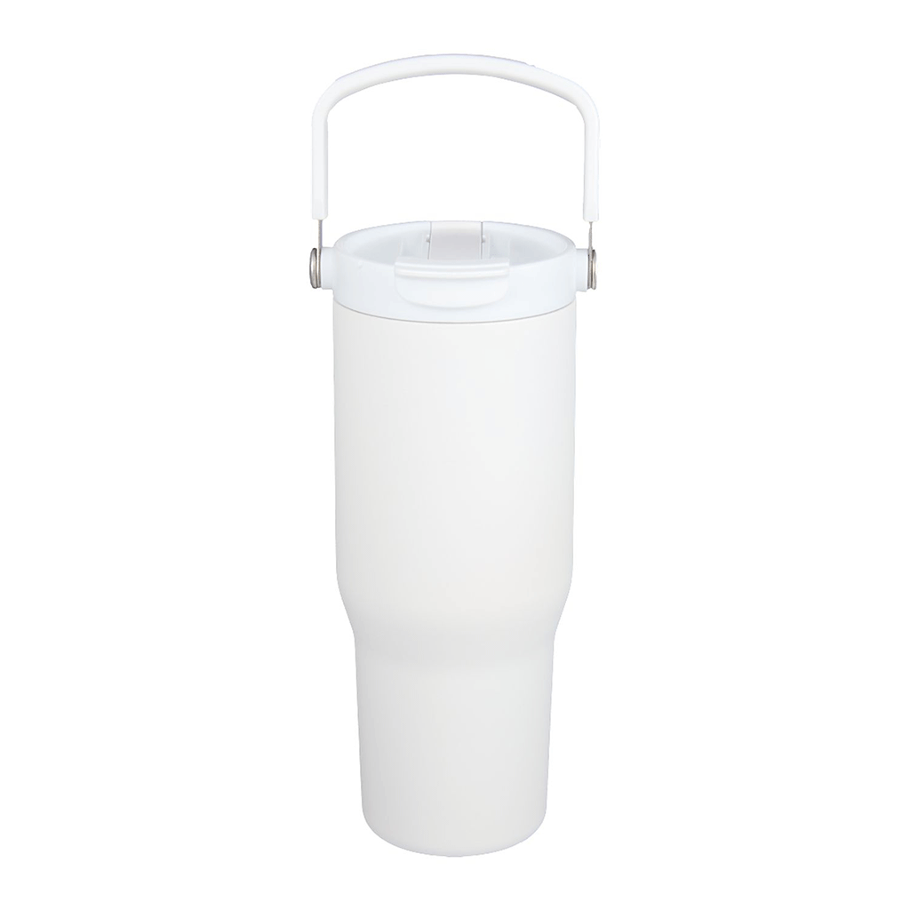 48-Hour Leed's White Carnival Recycled Sip Or Swig Tumbler 30oz