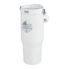 48-Hour Leed's White Carnival Recycled Sip Or Swig Tumbler 30oz