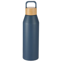 Leed's Nightfall Blue Aspen 24 oz Recycled Bottle with FSC Bamboo Lid