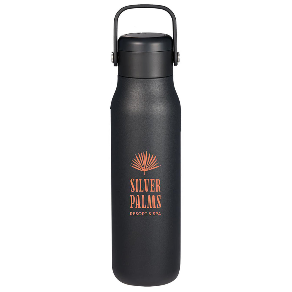 Leed's Black Explorer Threadless Recycled Stainless Bottle 25oz