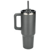 Leed's Grey Pinnacle 40 oz Vacuum Insulated Eco-Friendly Travel Tumbler with Straw