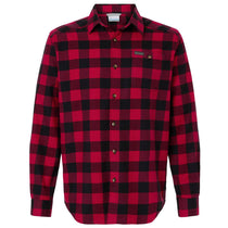 Columbia Men's Mountain Red Buffalo Check Cornell Woods Flannel Shirt