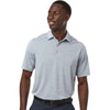 Paragon Men's Navy Heather Bohemian Striped Heather Performance Polo
