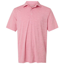Paragon Men's Red Heather Bohemian Striped Heather Performance Polo