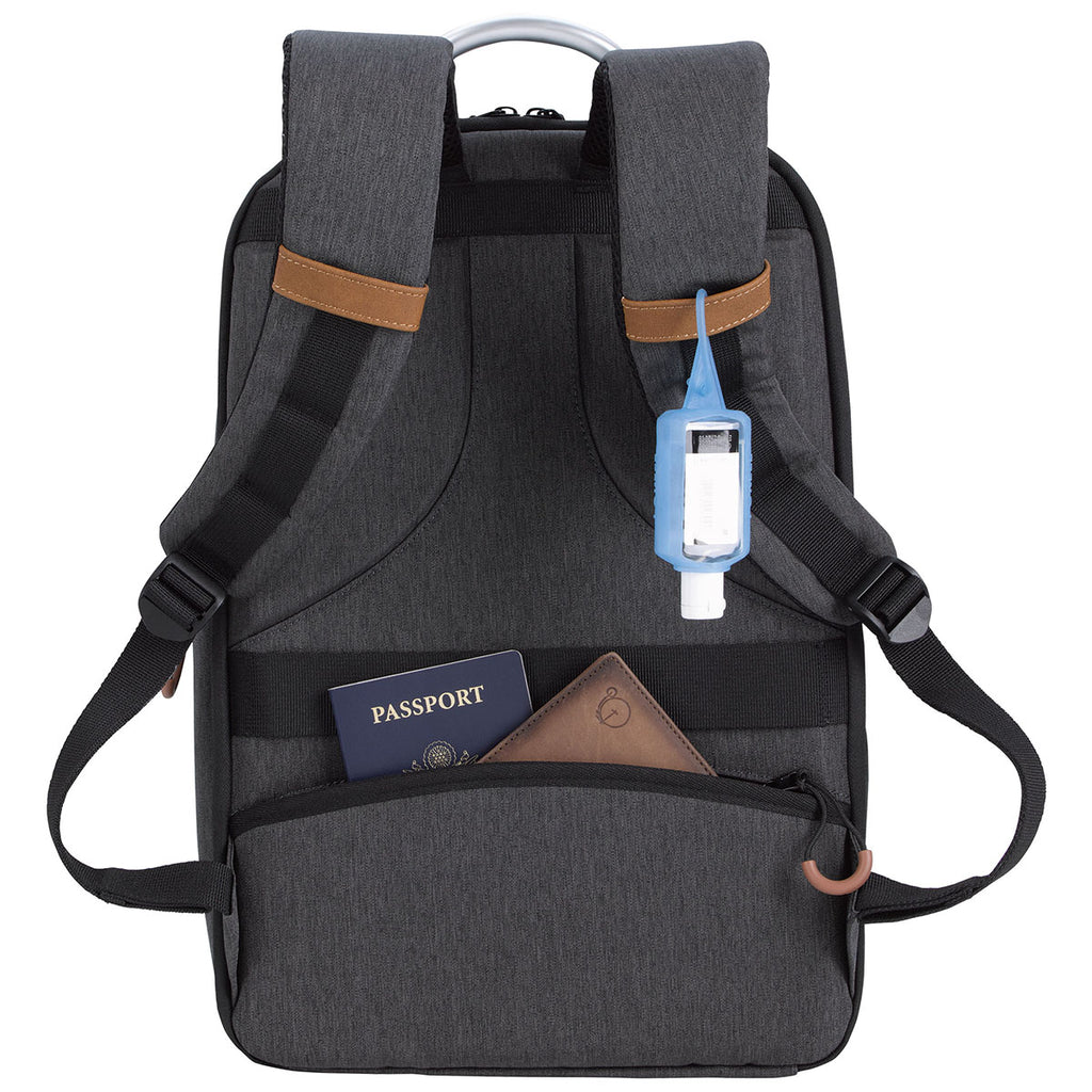 SCX Design Charcoal Computer Backpack with USB Port