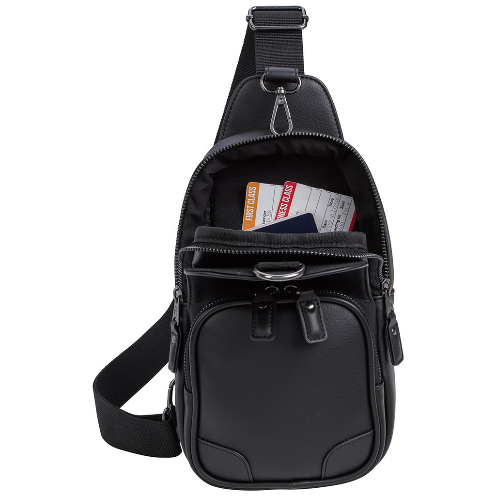 KAPSTON Black Natisino Recycled PU Sling Pack