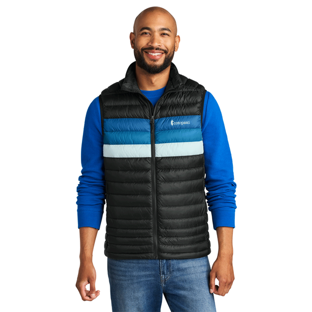 Cotopaxi Men's Black/Atlantic Fuego Down Vest