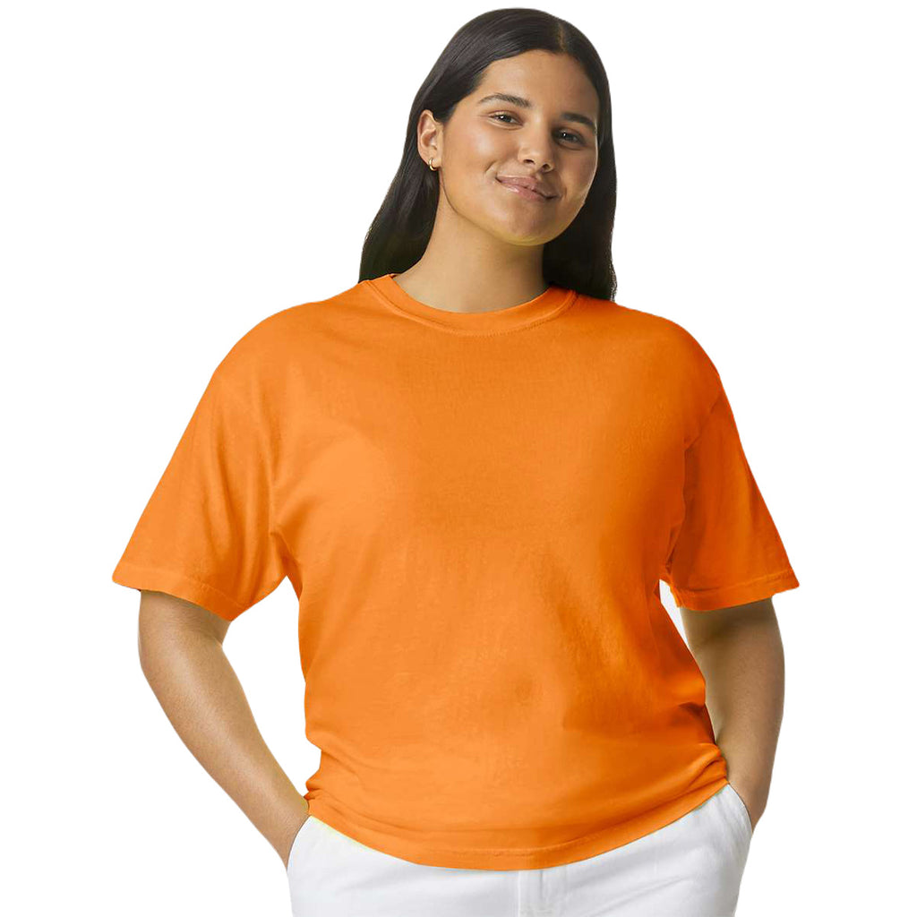 Comfort Colors Unisex Bright Orange Garment-Dyed Heavyweight T-Shirt