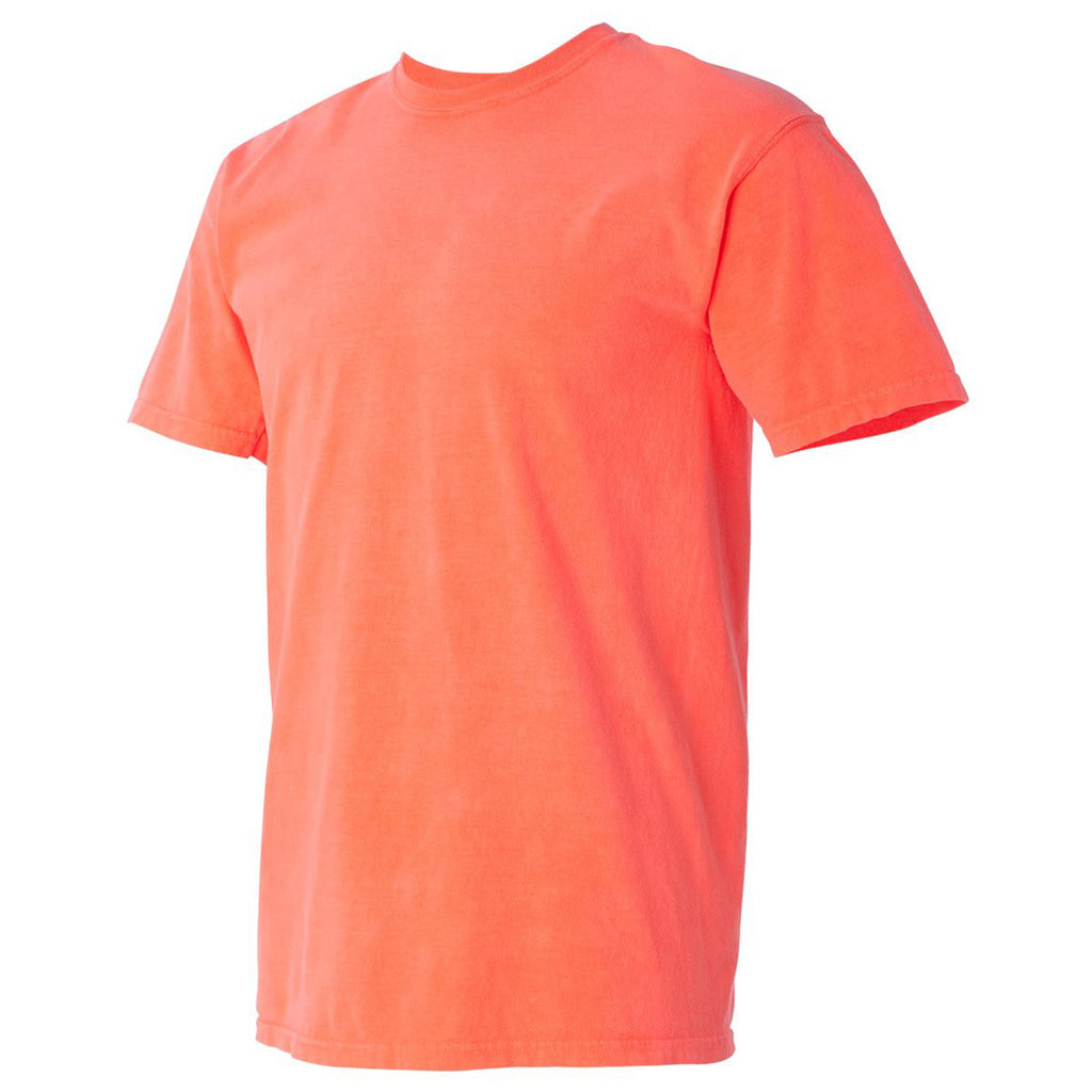 Comfort Colors Unisex Neon Red Orange Garment-Dyed Heavyweight T-Shirt