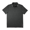 Glyder Men's Black Power Fade Polo