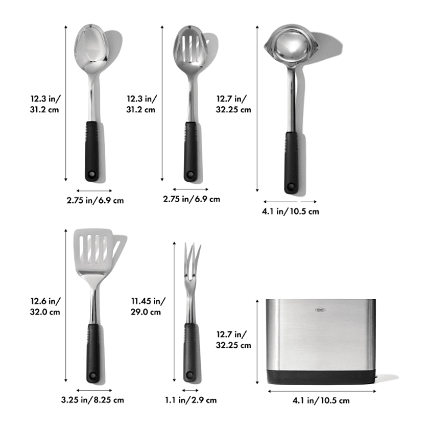 OXO Steel 6-piece Kitchen Tool Set