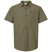 Columbia Men's Stone Green Rapid Rivers Novelty Short Sleeve Shirt