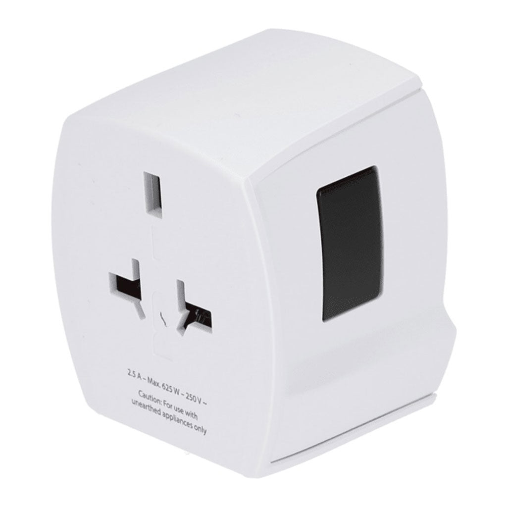 SKROSS White World Travel Adapter MUV USB Type A & Type C