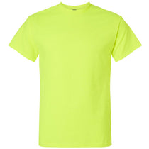 Gildan Men's Safety Green Ultra Cotton 6 oz. T-Shirt