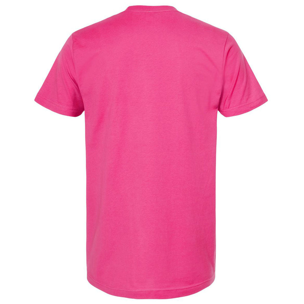 Tultex Unisex Fuchsia Fine Jersey T-Shirt