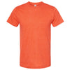 Tultex Unisex Heather Orange Fine Jersey T-Shirt