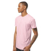Tultex Unisex Pink Fine Jersey T-Shirt
