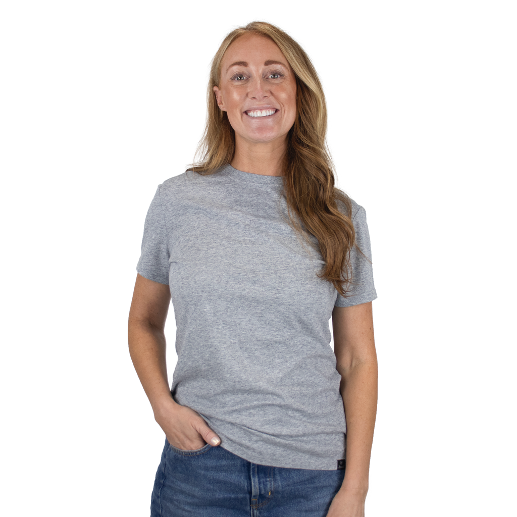 48-Hour Zusa Women's Light Grey Heather Tamarac Tee