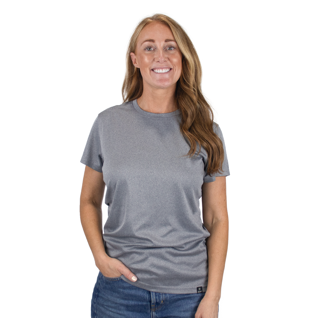 Zusa Women's Charcoal Breezy Tee 2.0