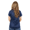 Zusa Women's Navy Blue Breezy Tee 2.0