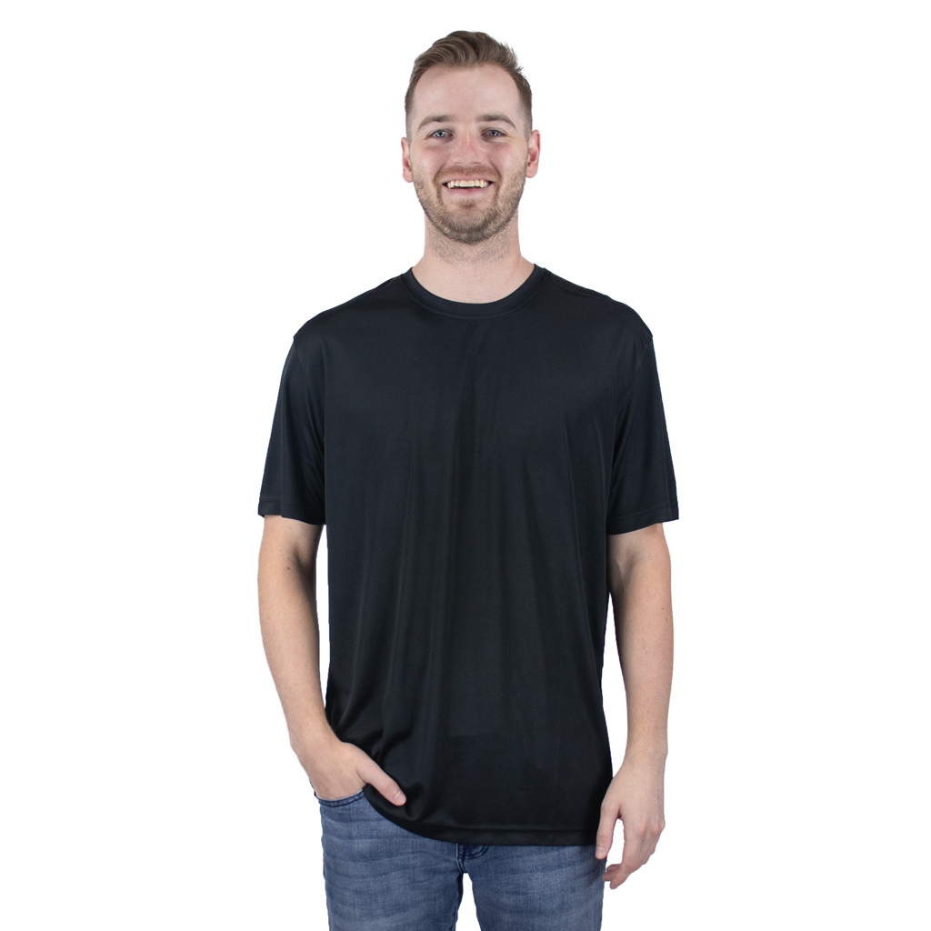 48-Hour Zusa Men's Black Breezy Tee 2.0