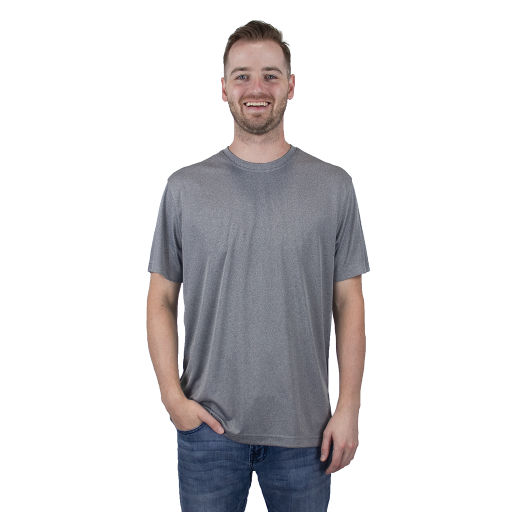 48-Hour Zusa Men's Charcoal Breezy Tee 2.0