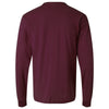 Tultex Unisex Burgundy Fine Jersey Long Sleeve T-Shirt