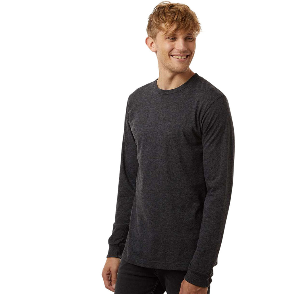 Tultex Unisex Heather Graphite Fine Jersey Long Sleeve T-Shirt