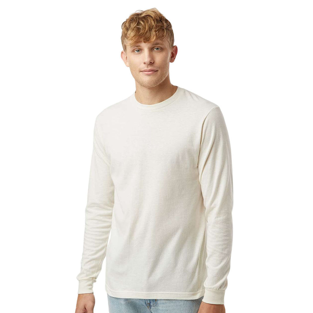 Tultex Unisex Vintage White Fine Jersey Long Sleeve T-Shirt