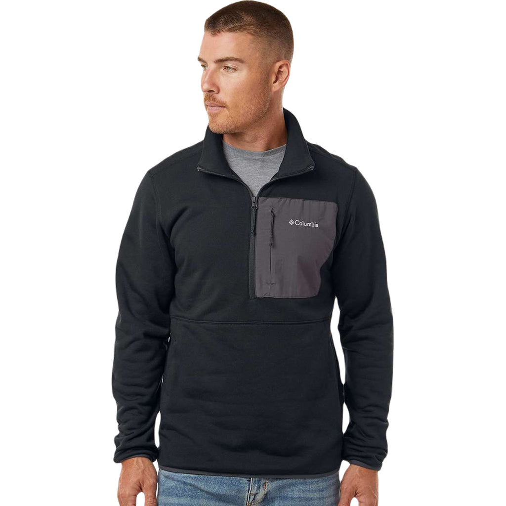 Columbia Men's Black Hike Half-Zip Pullover