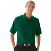 Vantage Men's Dark Forest Soft-Blend Double-Tuck Pique Polo