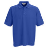 Vantage Men's Royal Soft-Blend Double-Tuck Pique Polo