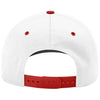 Richardson White/White/Red Pro Twill Snapback