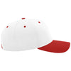 Richardson White/White/Red Pro Twill Snapback