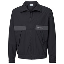 Columbia Men's Black/Shark Spire Valley Windbreaker