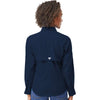 Columbia Women's Collegiate Navy PFG Tamiami Long Sleeve Shirt