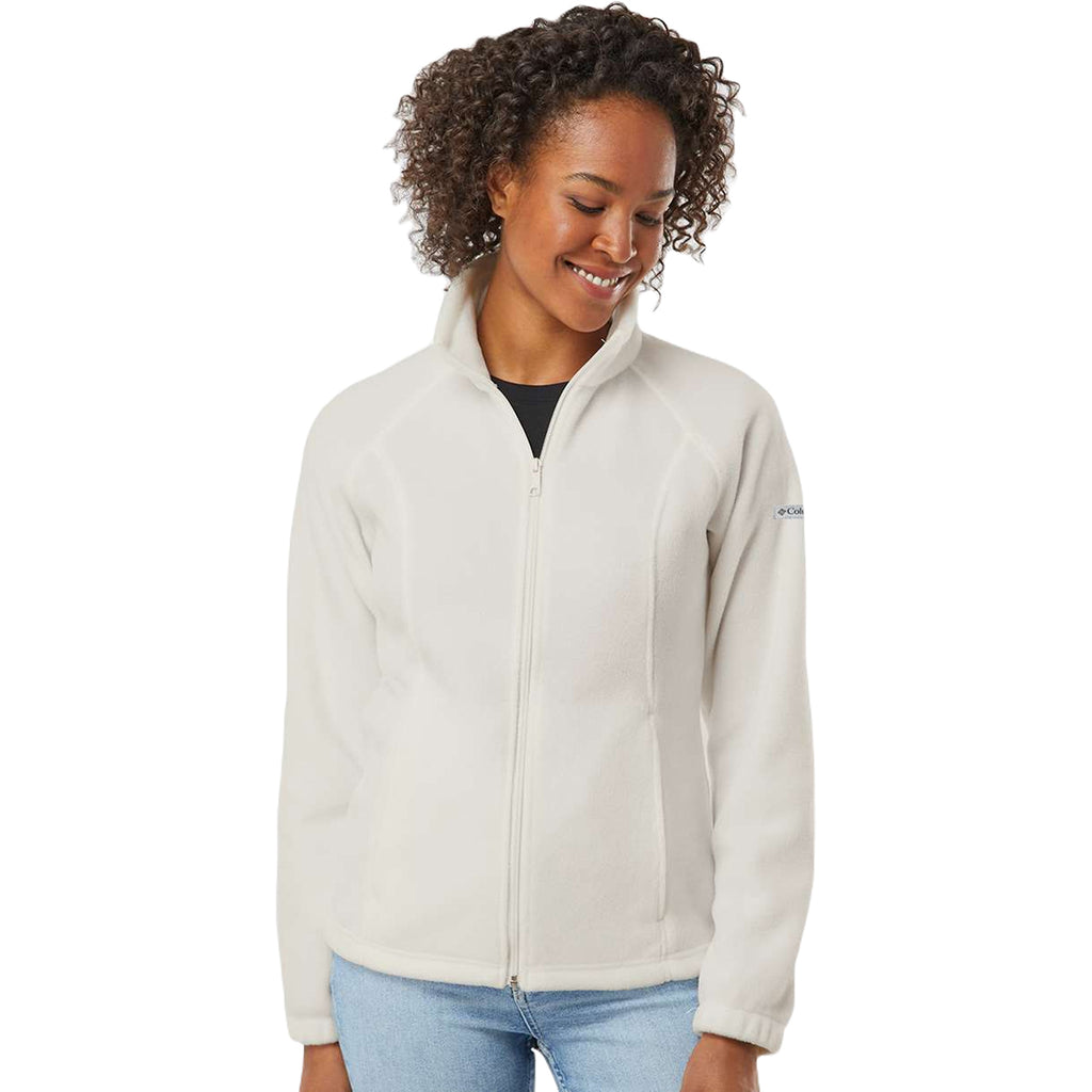 Columbia Women's Chalk Benton Springs Fleece Full-Zip Jacket