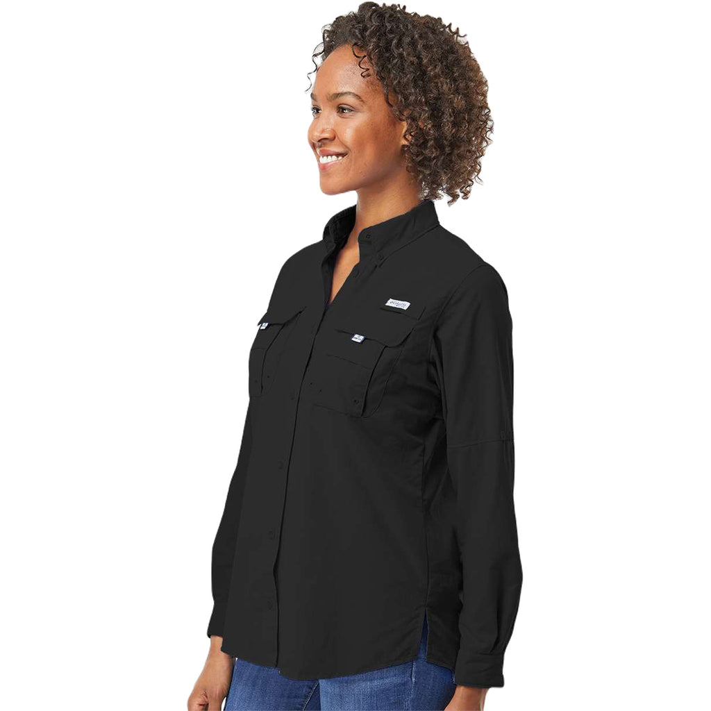 Columbia Women's Black PFG Bahama Long Sleeve Shirt