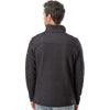 Columbia Men's Black Heather Great Hart Mountain III Half-Zip Pullover