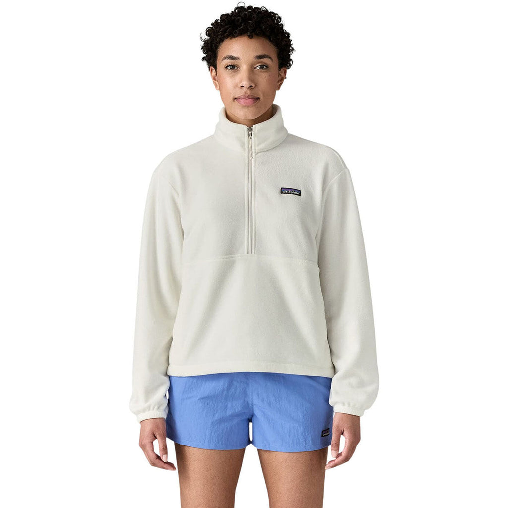 Patagonia Women's Birch White Micro D 1/2-Zip Fleece Pullover