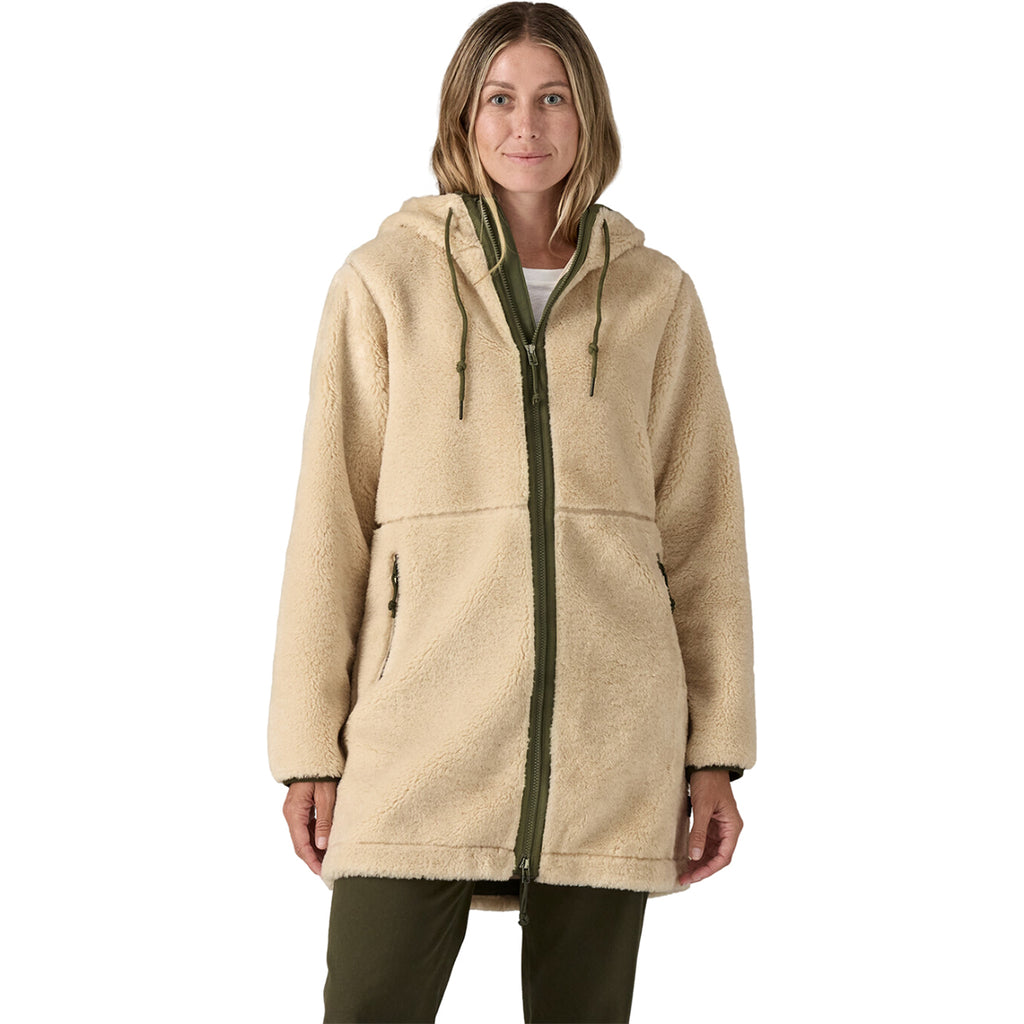 Patagonia Women's Dark Natural Lonesome Mesa Hooded Parka