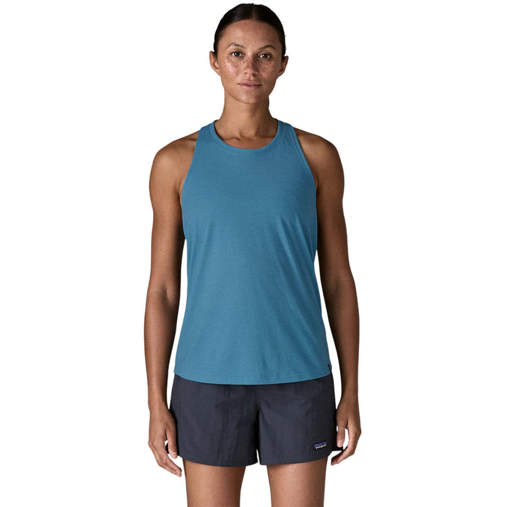 Patagonia Women's Shore Blue Capilene Cool Trail Tank Top