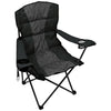 48-Hour Koozie Group Black Premium Heather Stripe Chair